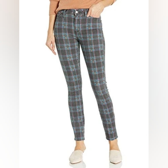 Paige Hoxton Atlantic Tartan Ankle Plaid Jeans, Size: 32 - Picture 6 of 10